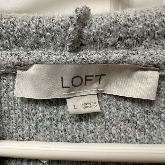Loft Sweater‎ with Hood size large - Picture 2 of 3